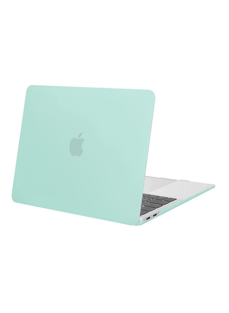 ماركة غير محددة جراب MacBook Pro 13 بوصة 2020 2019 2018 2017 2016 إصدار A2289 A2159 A1989 A1706 A1708 حافظة MacBook Pro صلبة بلاستيكية مع شريط لمس أخضر  - Image 1