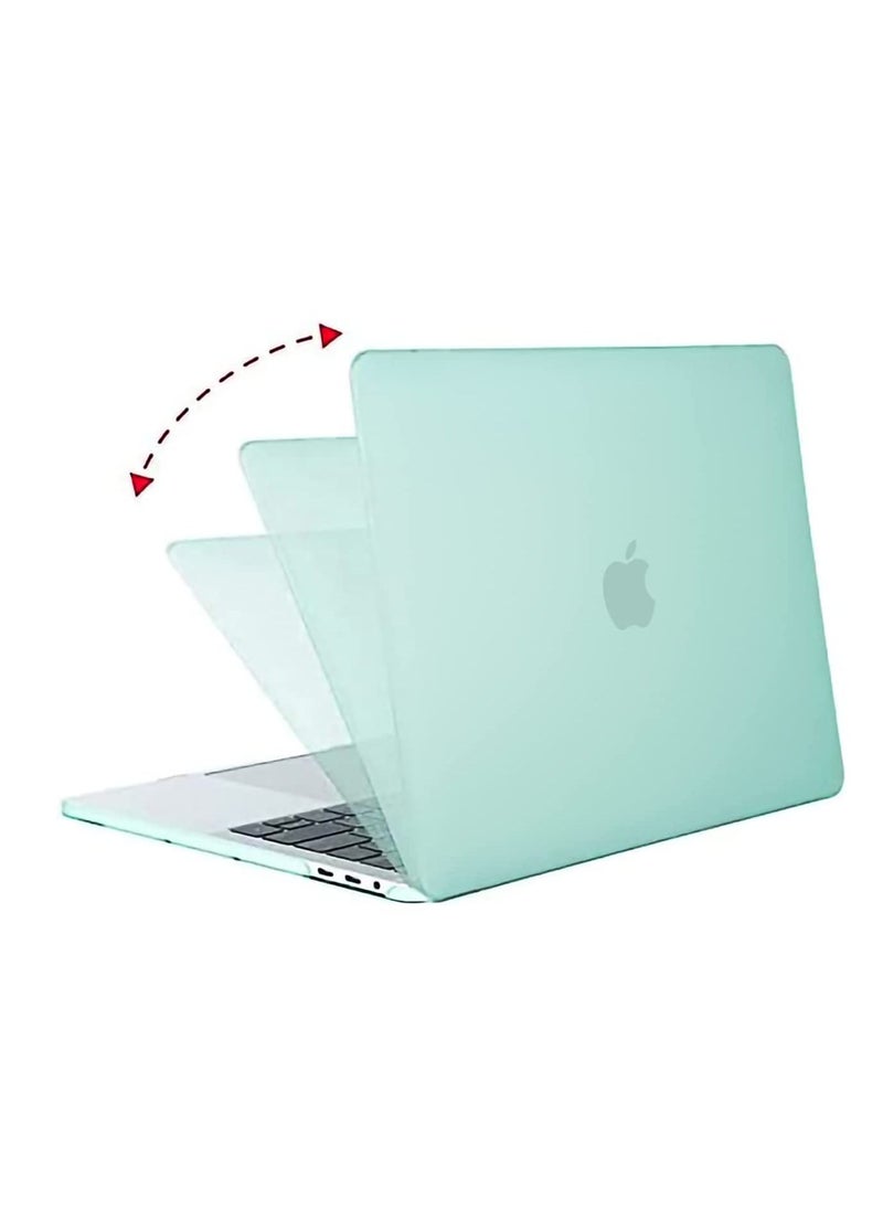 ماركة غير محددة جراب MacBook Pro 13 بوصة 2020 2019 2018 2017 2016 إصدار A2289 A2159 A1989 A1706 A1708 حافظة MacBook Pro صلبة بلاستيكية مع شريط لمس أخضر  - Image 3