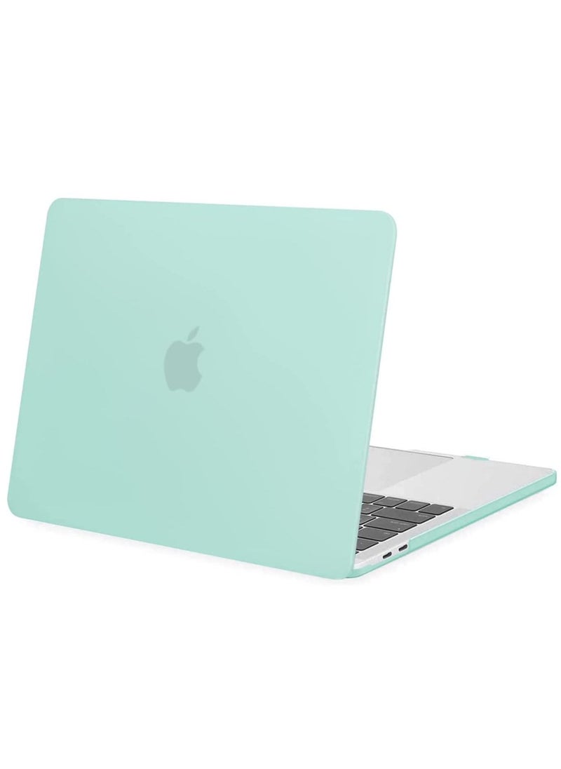 ماركة غير محددة جراب MacBook Pro 13 بوصة 2020 2019 2018 2017 2016 إصدار A2289 A2159 A1989 A1706 A1708 حافظة MacBook Pro صلبة بلاستيكية مع شريط لمس أخضر  - Image 2
