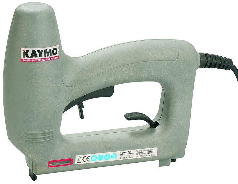 KAYMO دباسة كهربائية PRO-ES8016 مع دبابيس ثقيلة من السلسلة 80 8 مم (10000 قطعة) | تستخدم دبابيس السلسلة 80 | وزن خفيف 900 جرام | نطاق الدباسة 6 مم - 16 مم | قفل تفريغ سهل - Image 2
