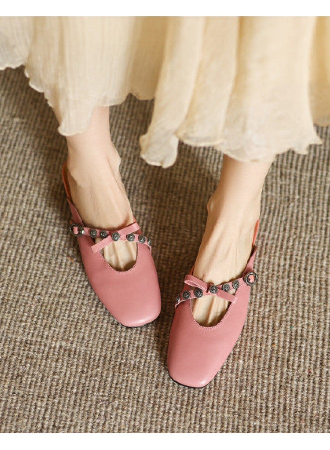 AME Fashion Mule Shoes 2025, Baroque-style One-strap Versatile Fashion Sandals For Women - Image 1