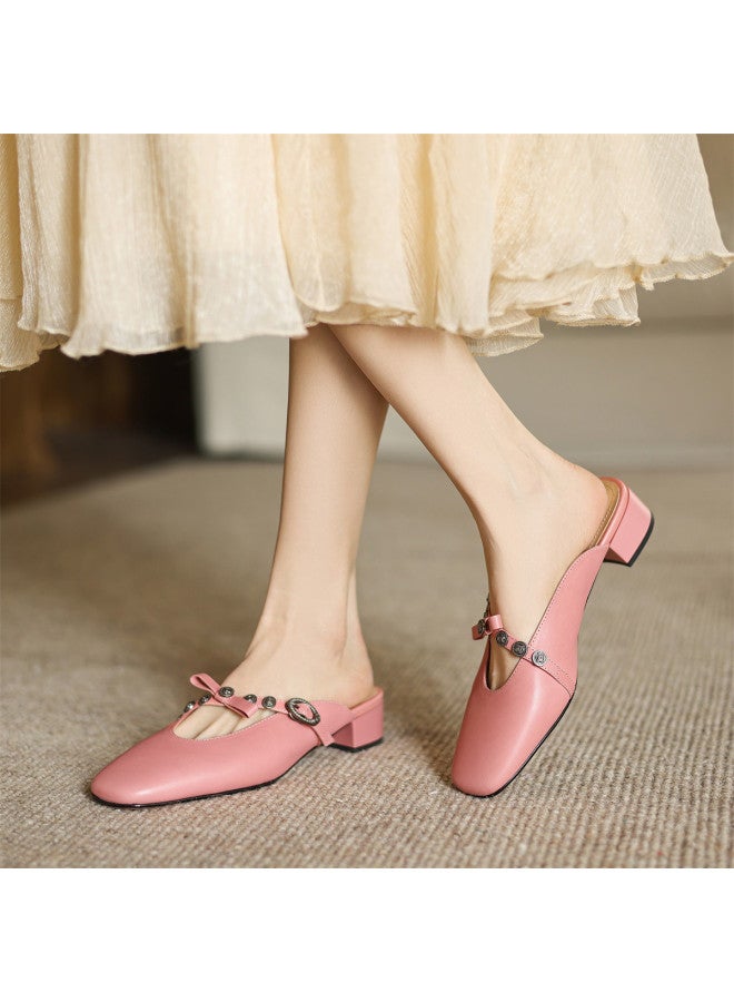 AME Fashion Mule Shoes 2025, Baroque-style One-strap Versatile Fashion Sandals For Women - Image 5