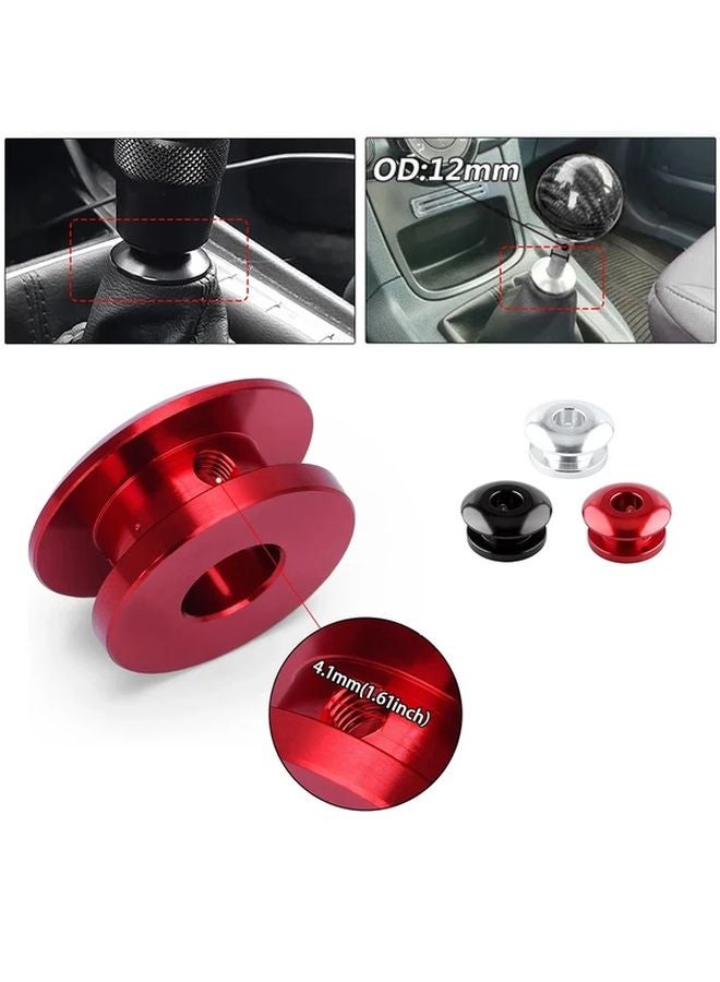 Universal Car Gear Shift Knob Stopper 30g Red Gear Lever Limiter Lock Fixed Base - Image 1