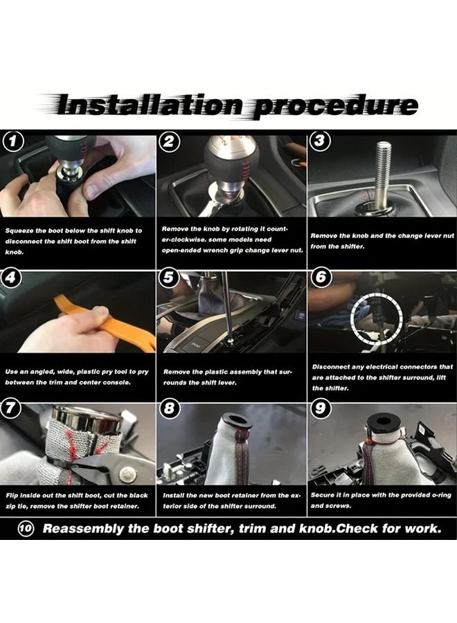 Universal Car Gear Shift Knob Stopper 30g Red Gear Lever Limiter Lock Fixed Base - Image 4