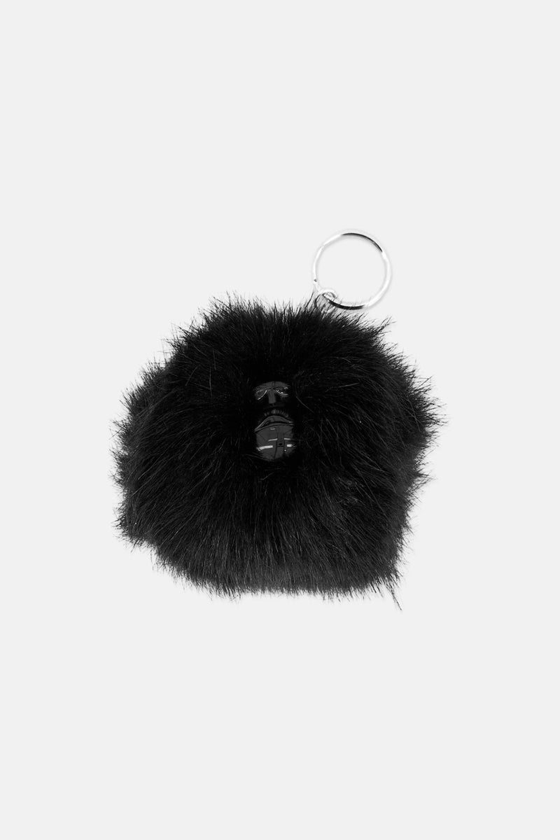 kipling Pompom Monkey Keychain, Black  - Image 2