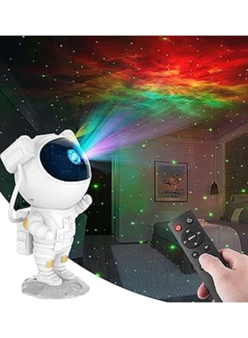 Astronaut Star Projector Night Light with Timer, Remote Control, and 360° Adjustable Design - Perfect for Children, Adults, Baby Bedroom, Party Rooms, and Game Rooms, USB Powered Projector Lamp - Image 1