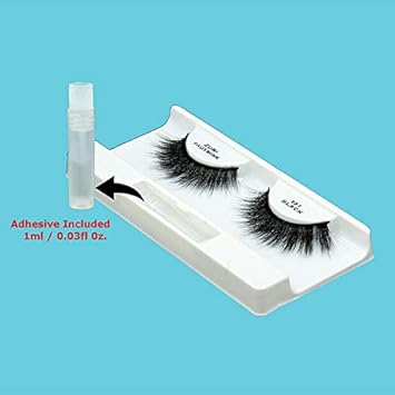ZURI Fauxmink False Eyelashes XD8D XDimensional Natural False Lashes False Eyelashes Natural Look Thick Eyelashes With Lash Applicator Natural Eyelashes with Glue Mink Eyelashes Style 981 - Image 2