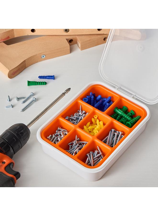 هوم بوكس طقم براغي ومقابس مكون من 195 قطعة من HBSO DIY - Image 4