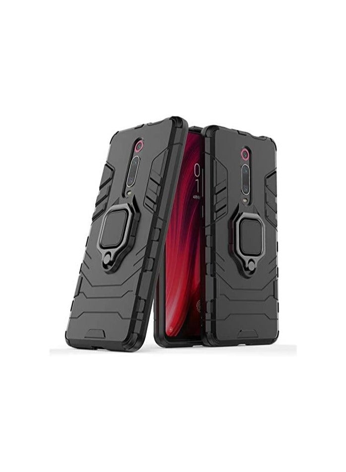 Mi 9t / Mi 9t Pro / K20 Pro Cover Design Protective Case With 360 Degree Rot - Black - Image 2