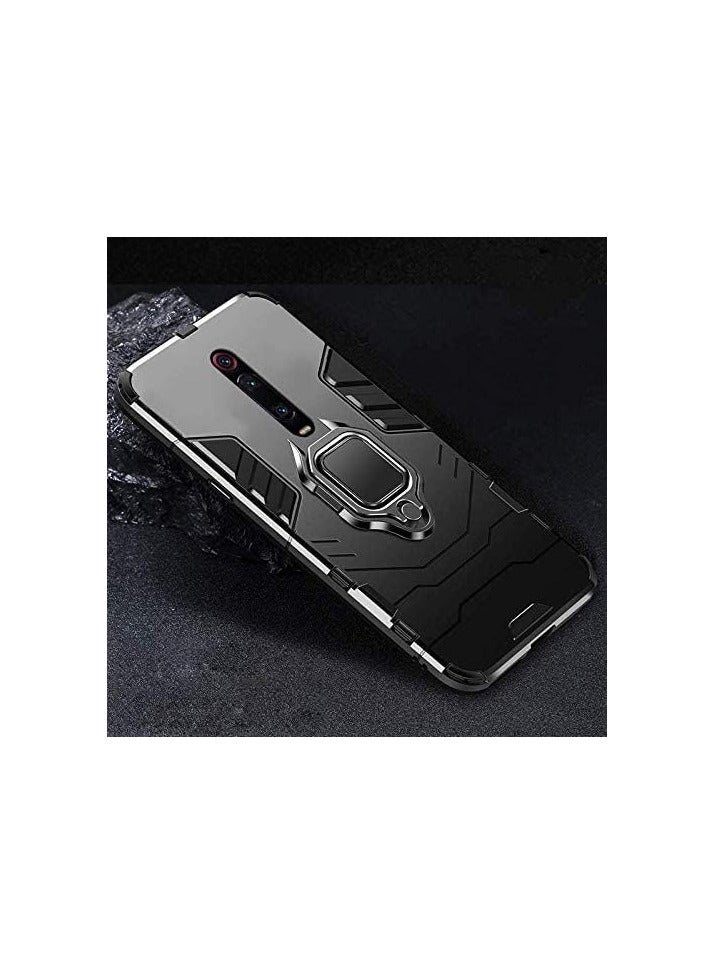 Mi 9t / Mi 9t Pro / K20 Pro Cover Design Protective Case With 360 Degree Rot - Black - Image 3