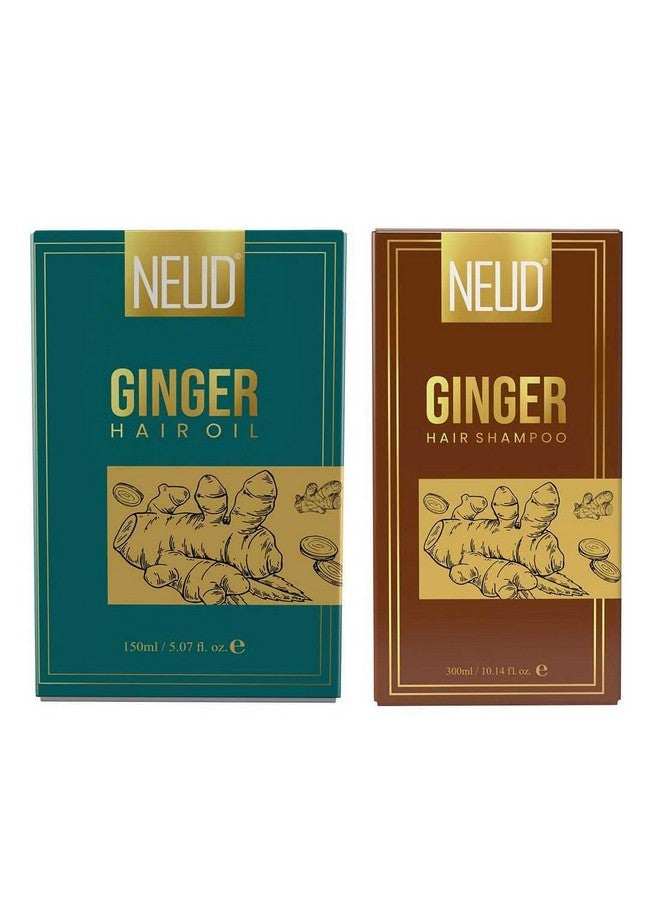 NEUD XPOSE YOURSELF Neud Combo - Ginger Hair Oil And Shampoo For Men & Women - Image 1