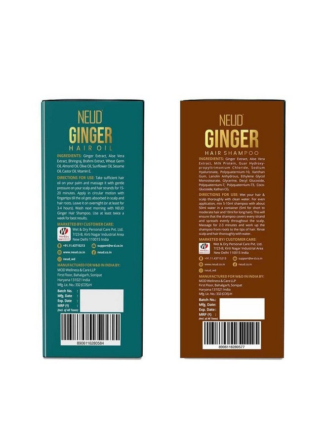 NEUD XPOSE YOURSELF Neud Combo - Ginger Hair Oil And Shampoo For Men & Women - Image 5