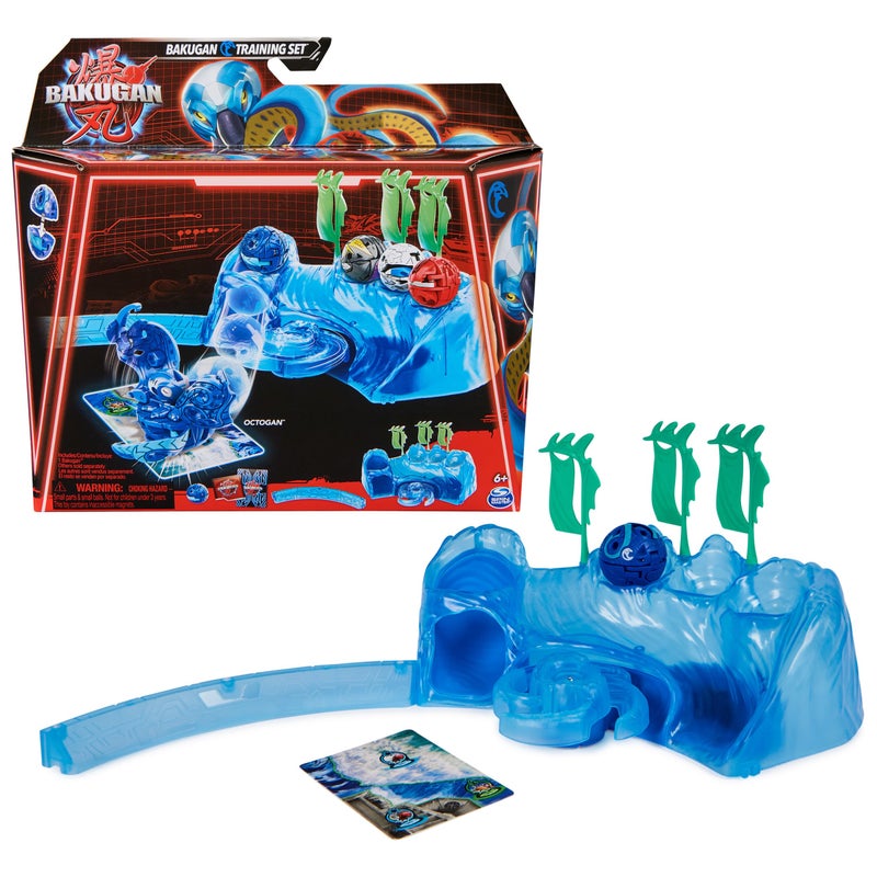 Bakugan Training Set with Octogan, Aquatic Clan Themed, Customizable Action Figure, Trading Cards, and Playset, Kids Toys for Boys and Girls 6 and up - Image 1