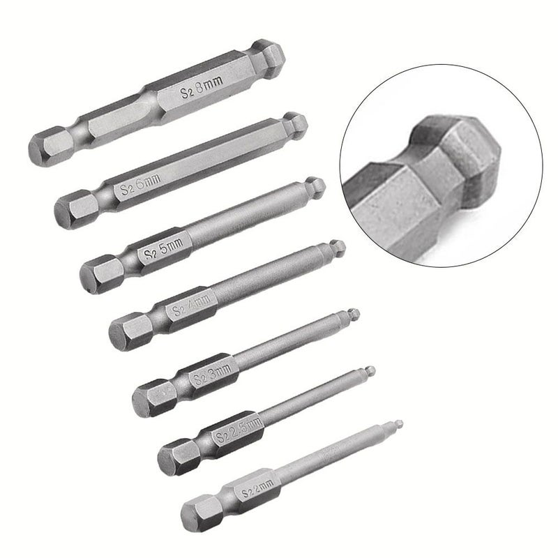 H2 Ball End Hexagon Head Screwdriver Bit Precision Alloy For Electric Manual And Pneumatic Tool Secure Fastening Reduced Damage - Image 4