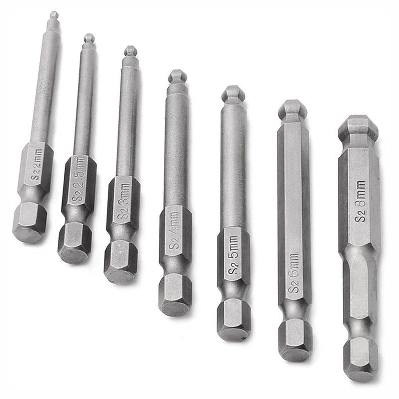H2 Ball End Hexagon Head Screwdriver Bit Precision Alloy For Electric Manual And Pneumatic Tool Secure Fastening Reduced Damage - Image 2