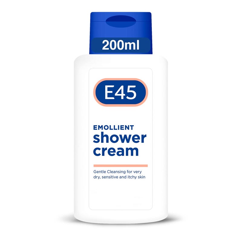 E45 shower cream 200ml - Image 1