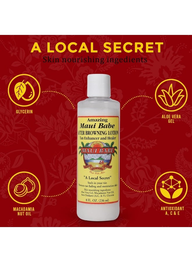 Maui Babe After Browning Tanning Lotion 8 Ounces - Image 3