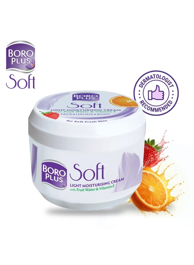 Boro Plus BoroPlus Soft Light Moisturising Cream | Light & Non-sticky | Provides 24 hour moisturisation | For Soft Fresh Skin 50ml - Image 3