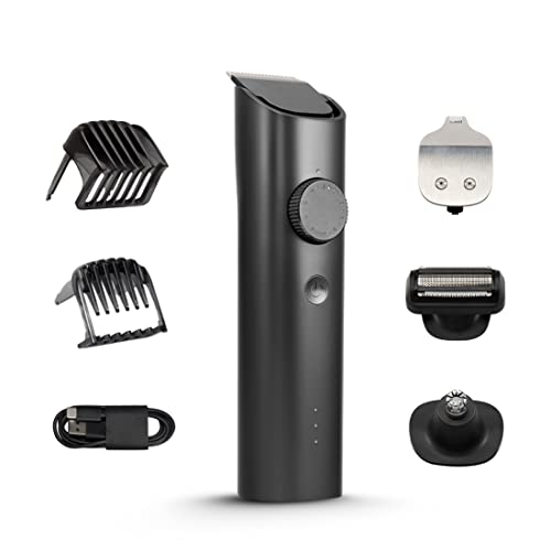 M I MI Xiaomi Grooming Kit,(Trimmer Kit) All-In-One Professional Styling trimmer, Body Groomer, Nose & Ear Hair Trimming blade, Beard Comb,40 Length Settings,0.5mm Precision,Type-C & 90 min Run Time,Black - Image 1