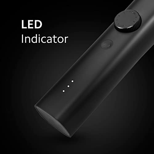 M I MI Xiaomi Grooming Kit,(Trimmer Kit) All-In-One Professional Styling trimmer, Body Groomer, Nose & Ear Hair Trimming blade, Beard Comb,40 Length Settings,0.5mm Precision,Type-C & 90 min Run Time,Black - Image 4