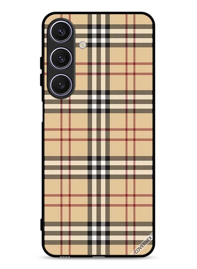 Covernex Samsung Galaxy A17 Protective Case Cover Stripes On Cloth Pattern