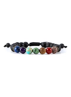 Farfume Chakra Bead Bracelets  - 8mm 7 Chakra Healing Bracelet with Real Stones Anxiety Meditation Yoga Gemstone Jewelry, 7 inches, Stone, Agate