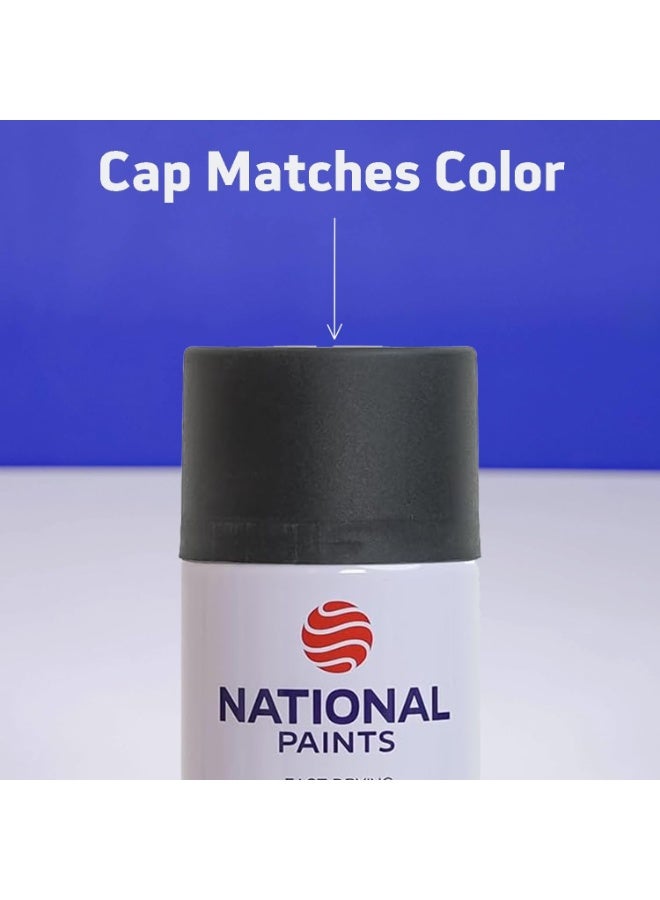 National Paints Heat Resistant Spray Paint, Matte Black (Up to 600°C), High-Temperature Aerosol for BBQ Grills, Exhausts & Engines – 400ml - Image 3