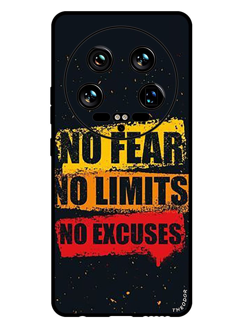 Theodor Protective Case Anti Scratch Shock Proof Bumper Cover For Xiaomi 14 Ultra No Fear No Limits - Image 1
