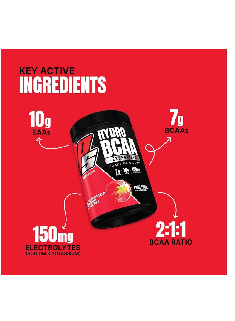 ProSupps PROSUPPS Hydro BCAA Plus Essentials 30 Serving Fruit Punch - Image 3