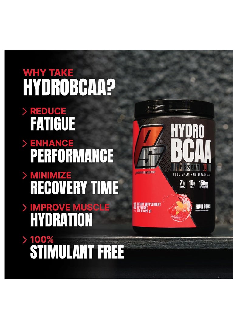 ProSupps PROSUPPS Hydro BCAA Plus Essentials 30 Serving Fruit Punch - Image 4