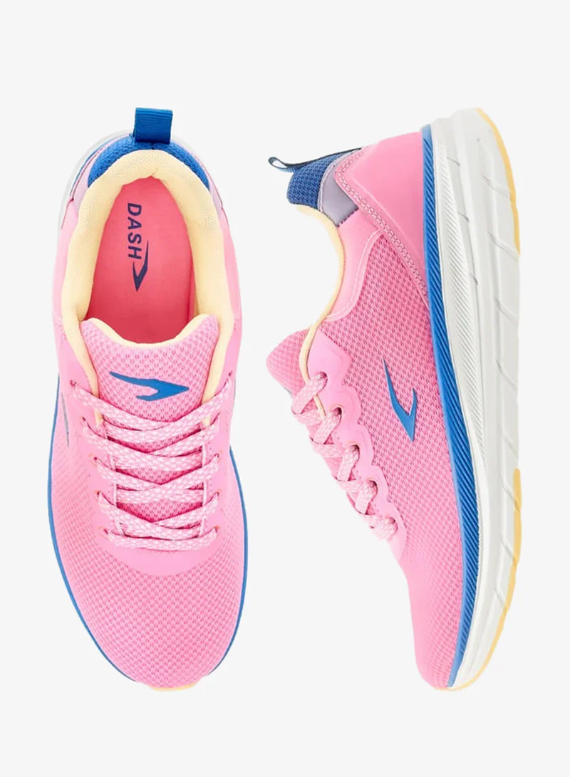 داش أحذية رياضية نسائية ملونة برباط