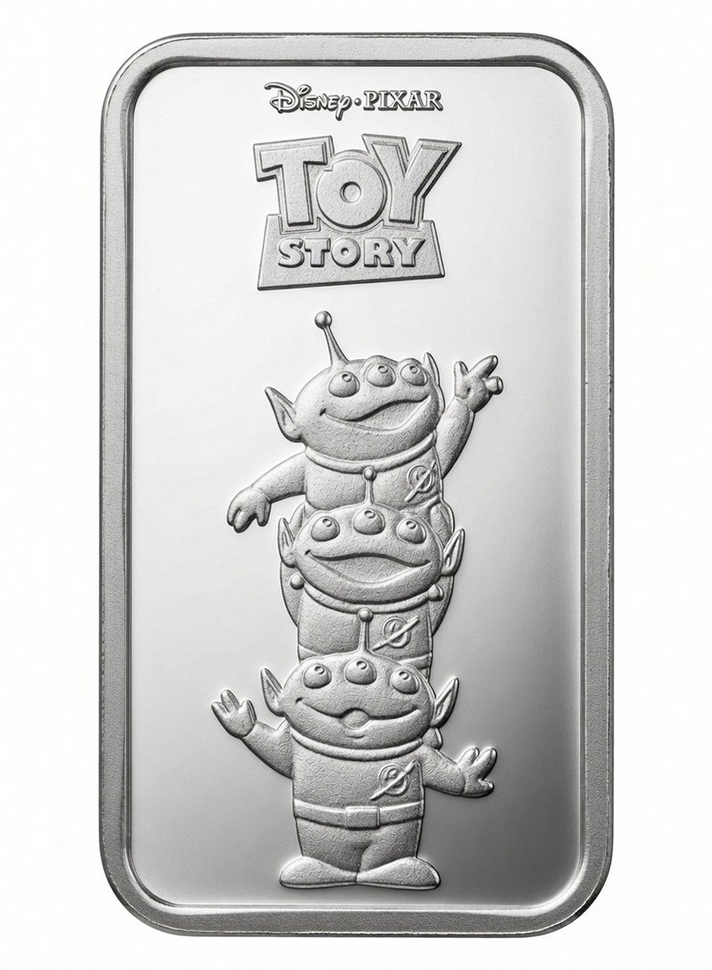 BTC 31.1g Disney Silver Ingot- Aliens - Image 2