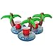 GoFloats Inflatable Pool and Hot Tub Drink Holders 3 Pack Choose Unicorn Flamingo Palm Tree and More - Image 3