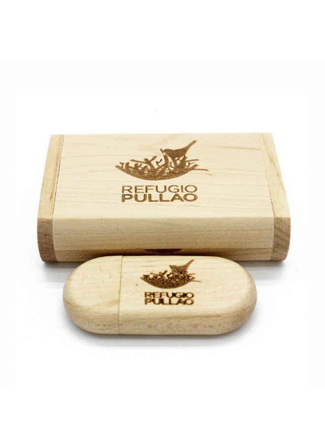 U Disk Engraving Wooden USB Disk Gift U Disk Wedding Photography Bamboo Creative U Disk Suit Laser Engraving Logo-Capacity:8GB  - Image 4