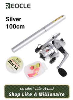 REOCLE Pen Fishing Rod Set Portable Pocket Fishing Gear Outdoor Mini Fishing Rod  - Image 1