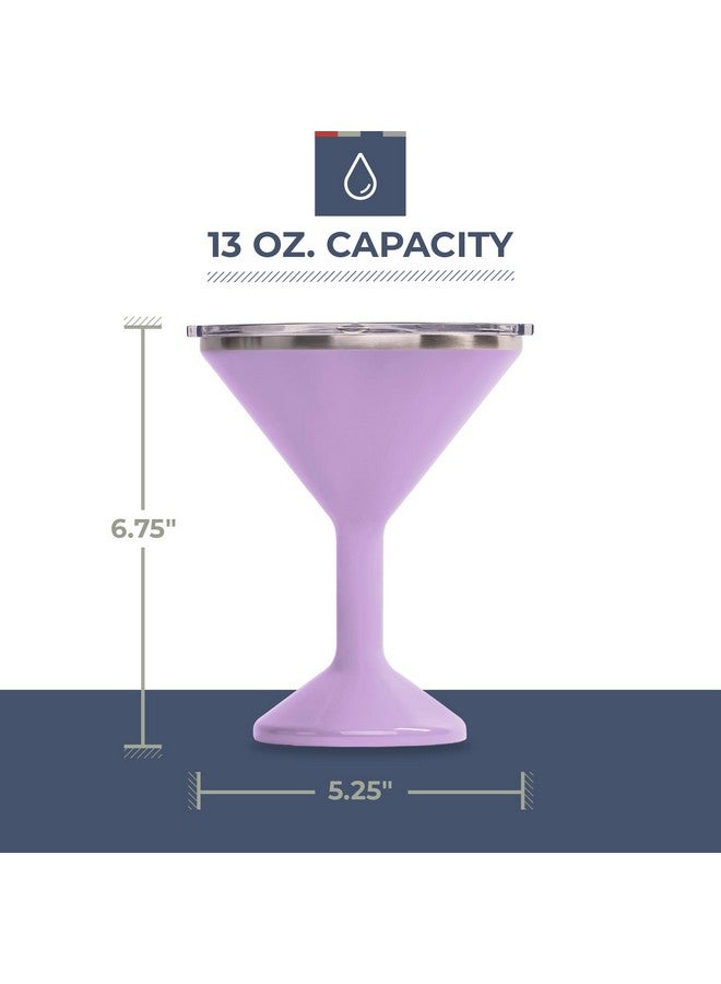 ORCA Tini 13oz Stainless Steel Martini Glass | Temperature Insulated Tumbler for Every Outdoor, Picnic, Poolside, Beach & Patio Party - Dusty Rose - Image 3