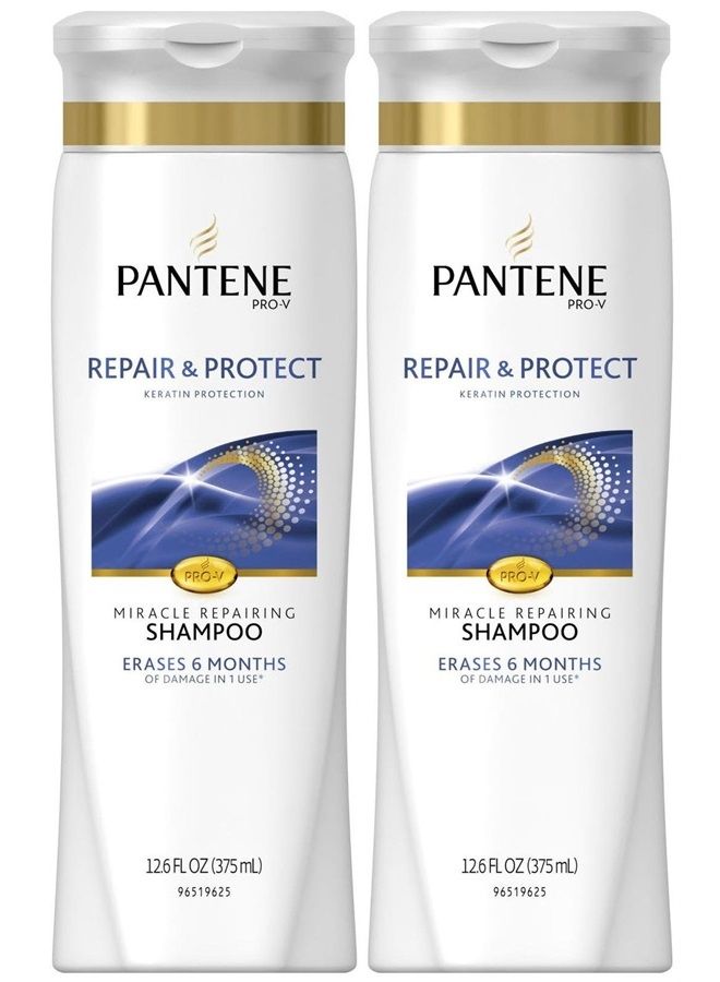 Pantene Pro-V Repair and Protect Shampoo - 12.6 oz - 2 Pack 