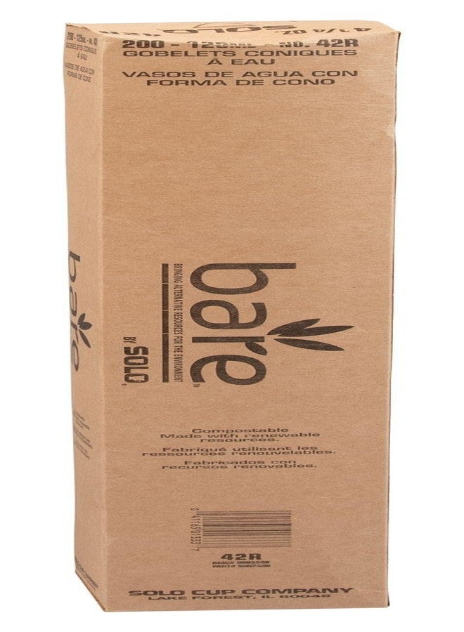 Solo 42R-2050 4.25 oz White Paper Cone Cups (Case of 5000) - Image 2