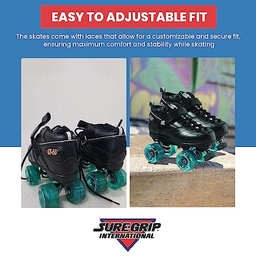Sure-Grip Sure Grip GT50 Motion Roller Skates | Stylish Outdoor Skates for Men & Women | Nylon Composite with Motion 62mm Wheels & ABEC-5 Bearings - Solid, Comfortable and Lightweight - Image 3
