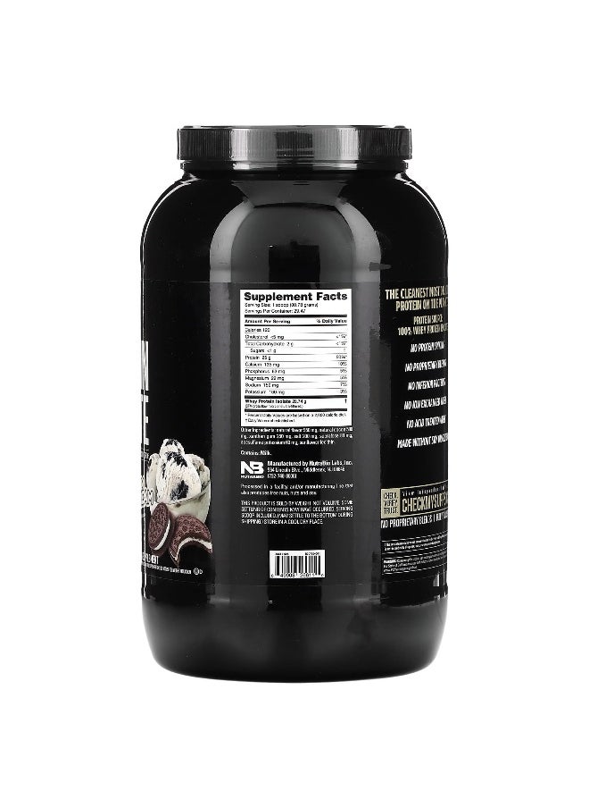 NutraBio NutraBio, Whey Protein Isolate, Ice Cream Cookie Dream, 2 lb (907 g)  - Image 2