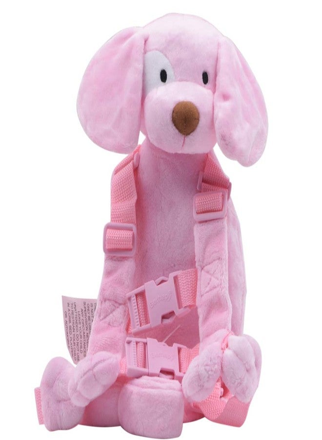Berhapy 2 in 1 Dog Toddler Safety Harness Backpack Children's Walking Leash Backpack Pink Toddler Leash for Girls Kid Leash for 1-3 Years Old - Image 1