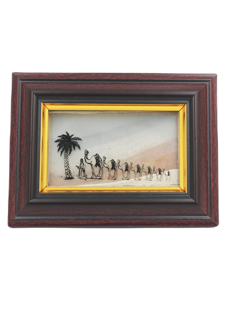 Antique Museum - Seven Different Type Special Sand In Frame - Image 1