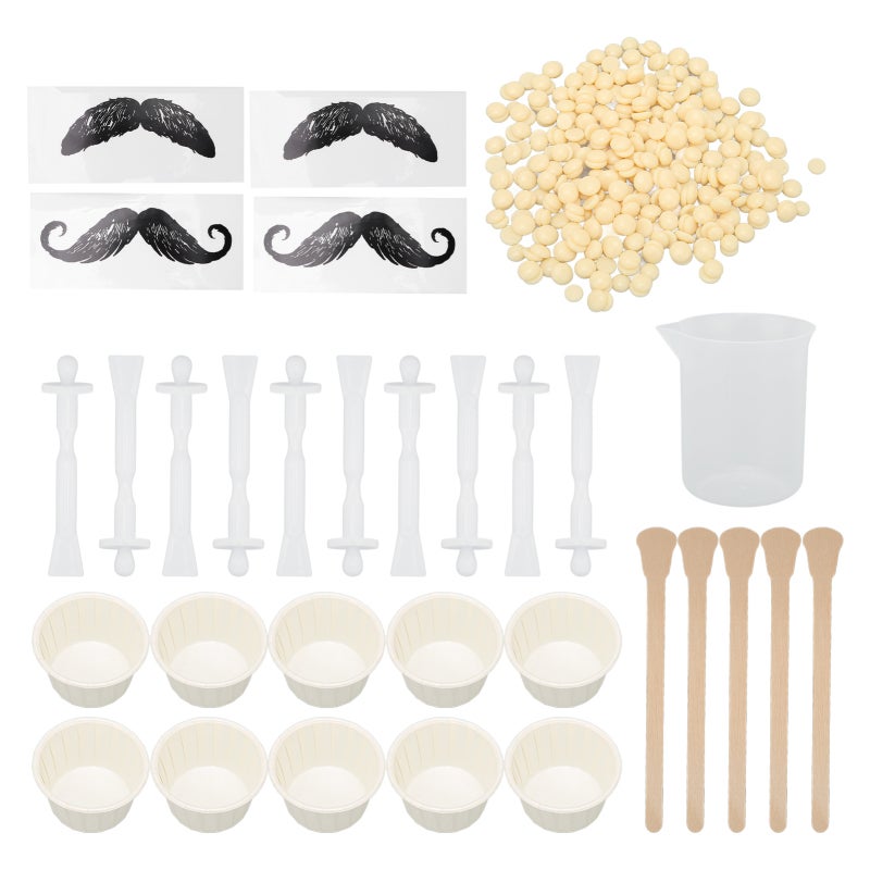 Blue zoo Nose Wax Kit for Men Women: Safe Painless Nose Hair Removal Wax Beans With Complete Tools, Gentle Sensitive Skin Waxing Kit for Home, Effective Root Removal Lasts 4 Weeks - Image 1