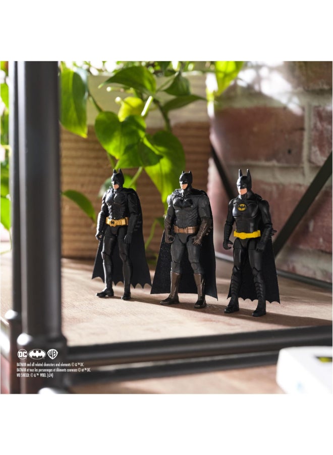 SPIN MASTER 3-Piece 85th Anniversary Special Edition Multi-Pack Batman Figure Set Black and Gold 4 Inch SDC6070909  - Image 3