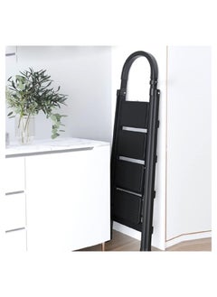 SUNRISE Folding 4 Step Ladder, Step Stool, Portable, Lightweight, Anti Slip Pedal, Handrail For Home Kitchen Office  - Image 2