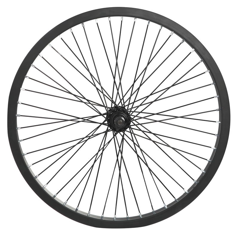 cubsala BMX Wheel 20 x 1.75 48H, Crossea Front Wheel with 3/8" Axle and Aluminium Rim, Black - Image 4