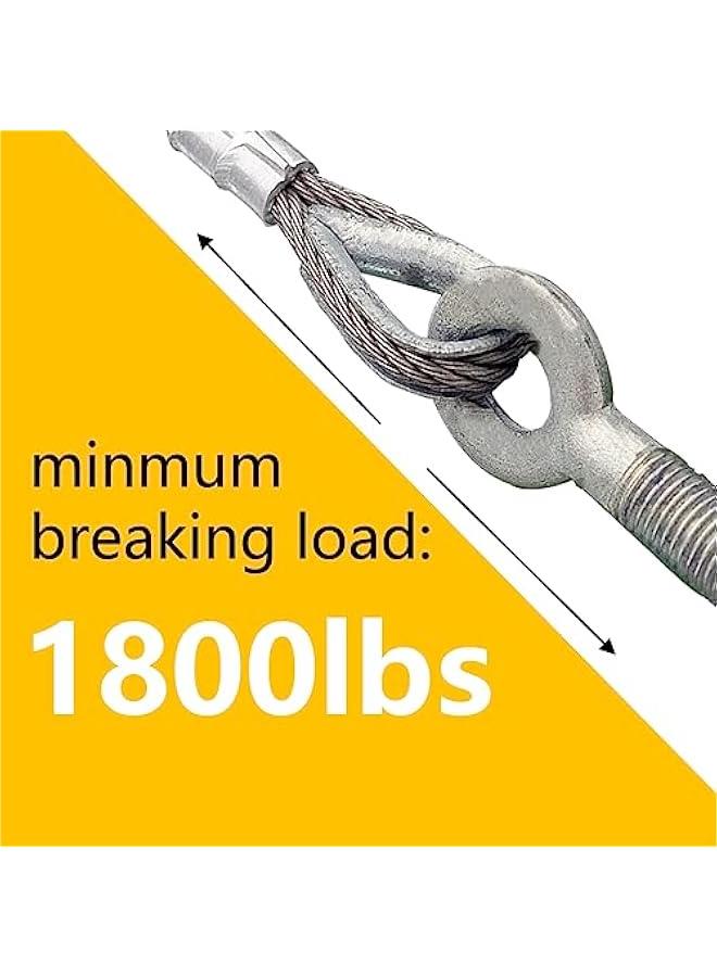 Arabest 100FT 1/8 T316 Stainless Steel Cable with Cutter, 7x7 Strands Aircraft Wire Rope for Deck Railing, Stair Handrail, Porch Fence, High Strength for Indoor and Outdoor Use - Image 4