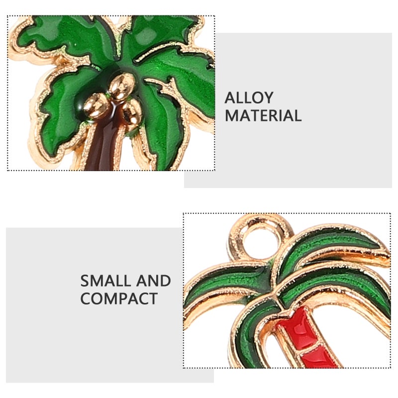 20pcs Hawaii Style Jewelry Charms Earring Necklace Jewelry DIY Pendants Assorted style - Image 4
