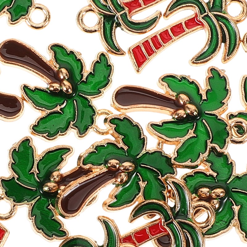 20pcs Hawaii Style Jewelry Charms Earring Necklace Jewelry DIY Pendants Assorted style - Image 3