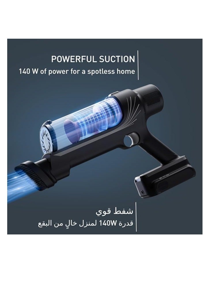Tefal Handstick Vacuum Cleaner | X-PERT 7.60 | 140 W Cordless Vacuum Cleaner | Powerful | Ultra-Lightweight | Long-Lasting Battery 5.3 L 140 W TY6A35HO ‎Grey & Purple - Image 3